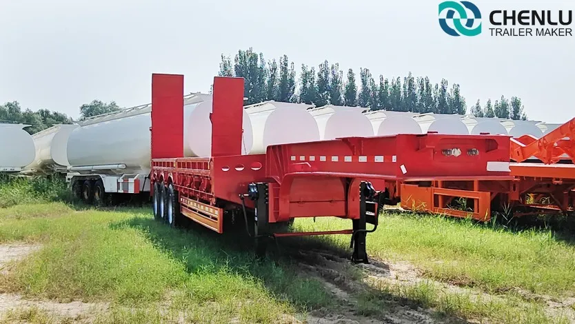 3-axle low-bed semi-trailers 