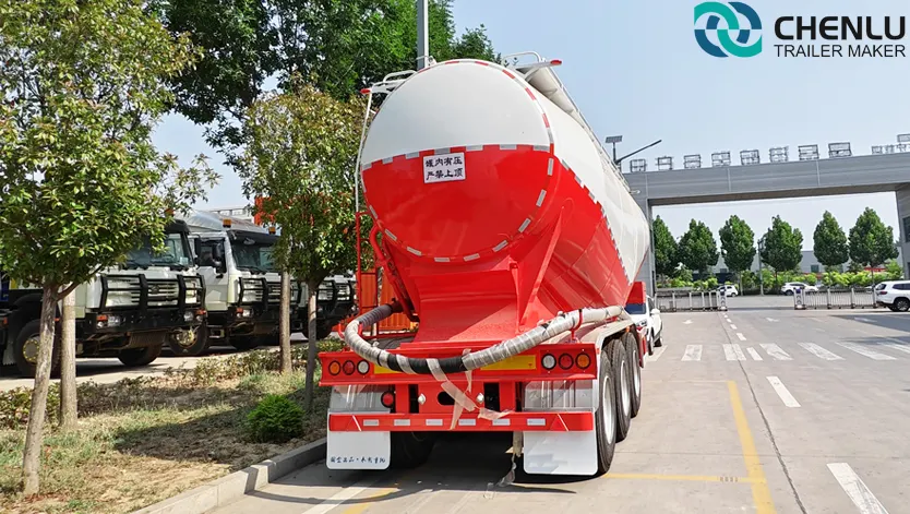 Axle Bulk Cement Tanker Trailer 