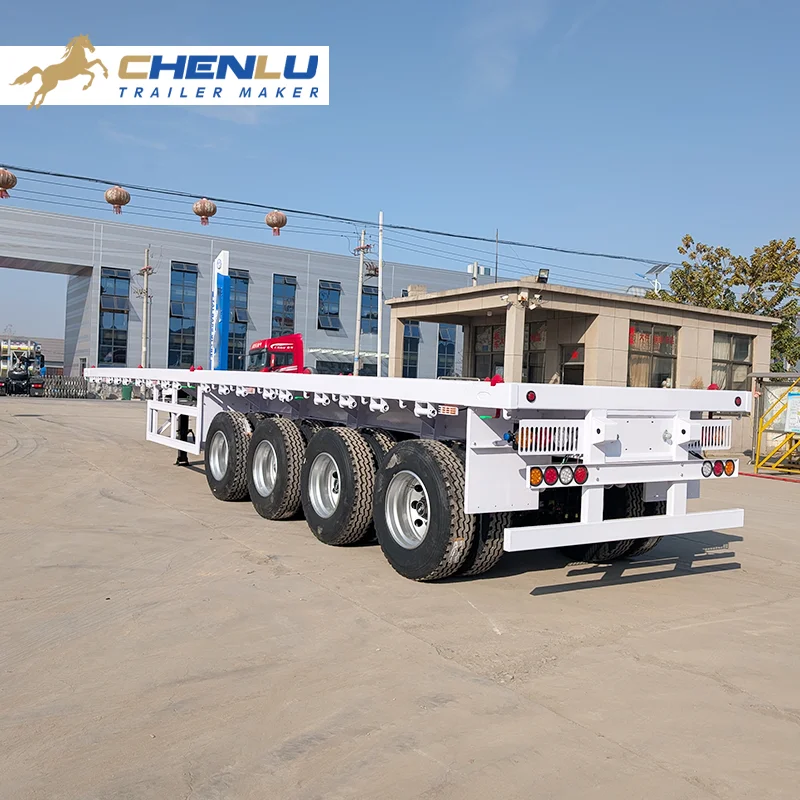 40FT 4 Axle Flatbed Trailer