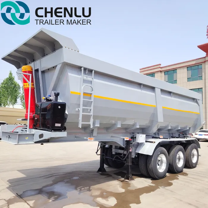 Panama Customer Ordered Dump Semi Trailer