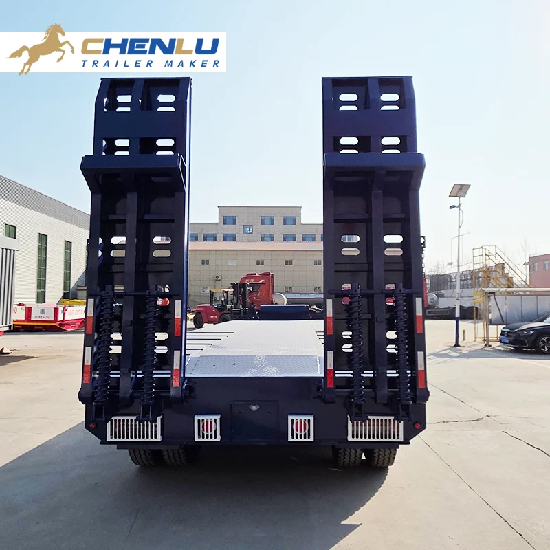 60 ton low bed truck trailer