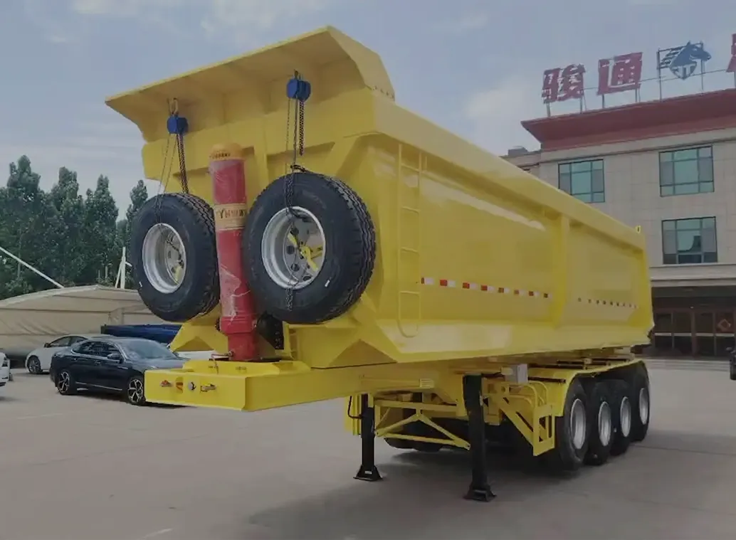 Panama Customer Ordered Dump Semi Trailer