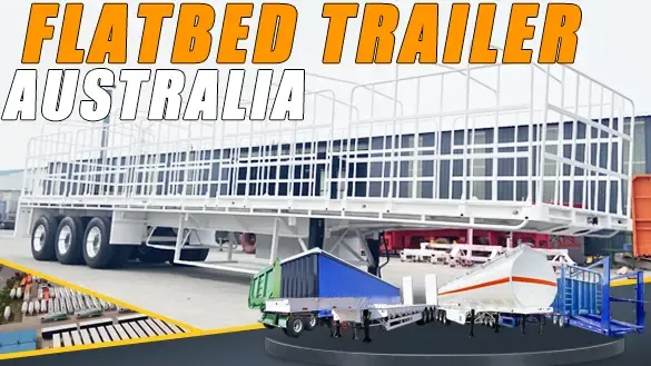 Amazing! This 3 Axle Flatbed Semi Trailer Actually Has These Advantages