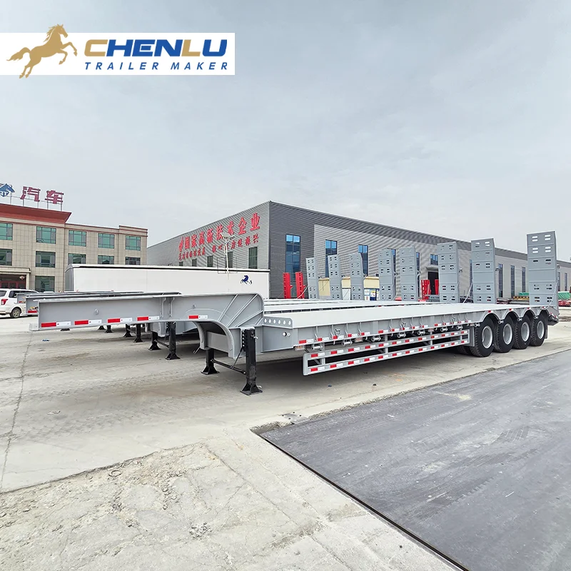 lowbed semi trailer